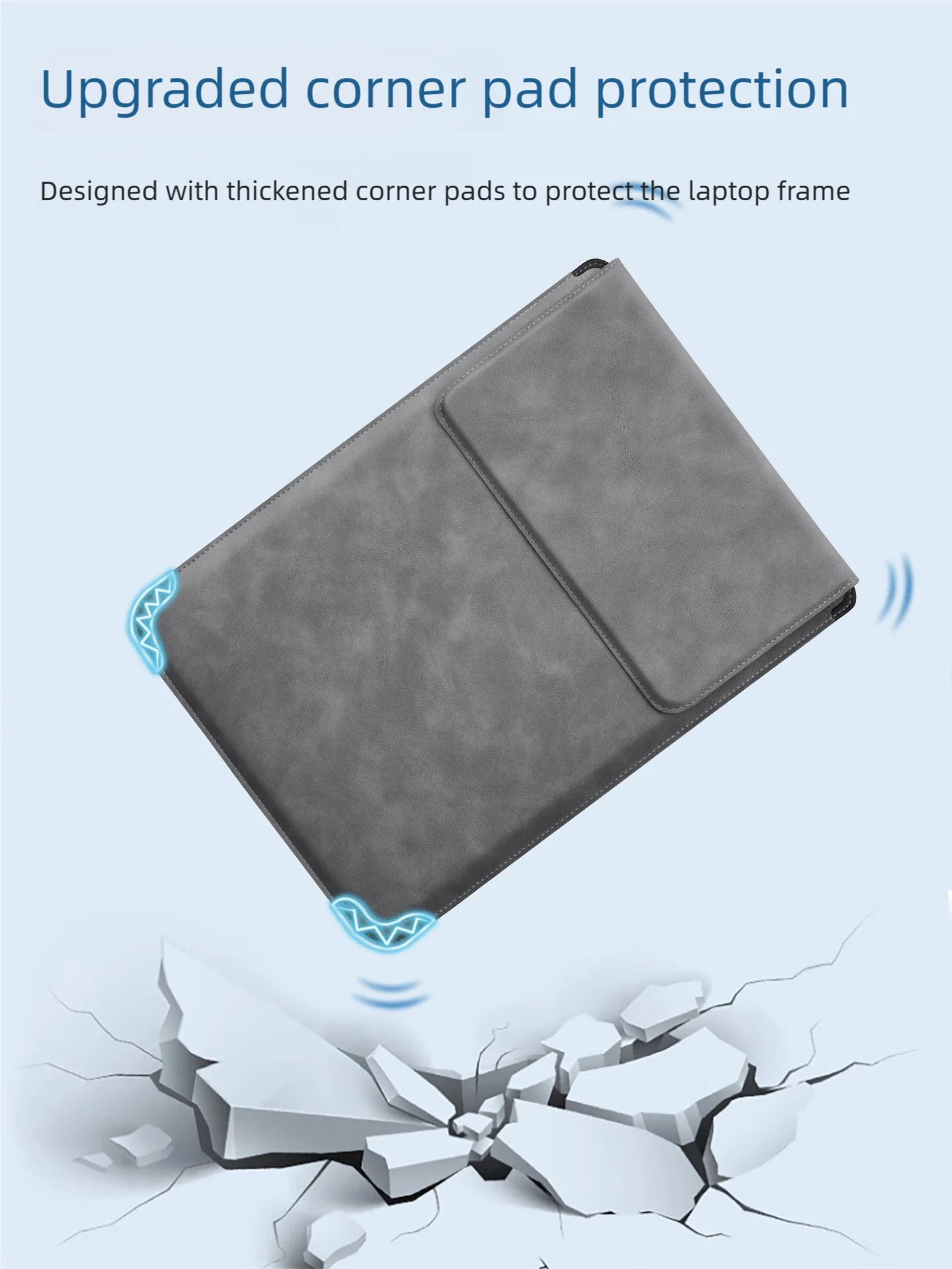 Multifunktionale Laptop-Hülle mit integriertem Ständer & Mauspad