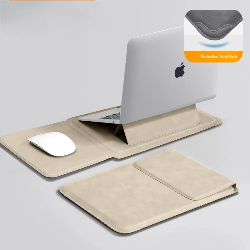 Multifunktionale Laptop-Hülle mit integriertem Ständer & Mauspad