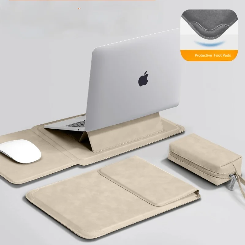 Multifunktionale Laptop-Hülle mit integriertem Ständer & Mauspad