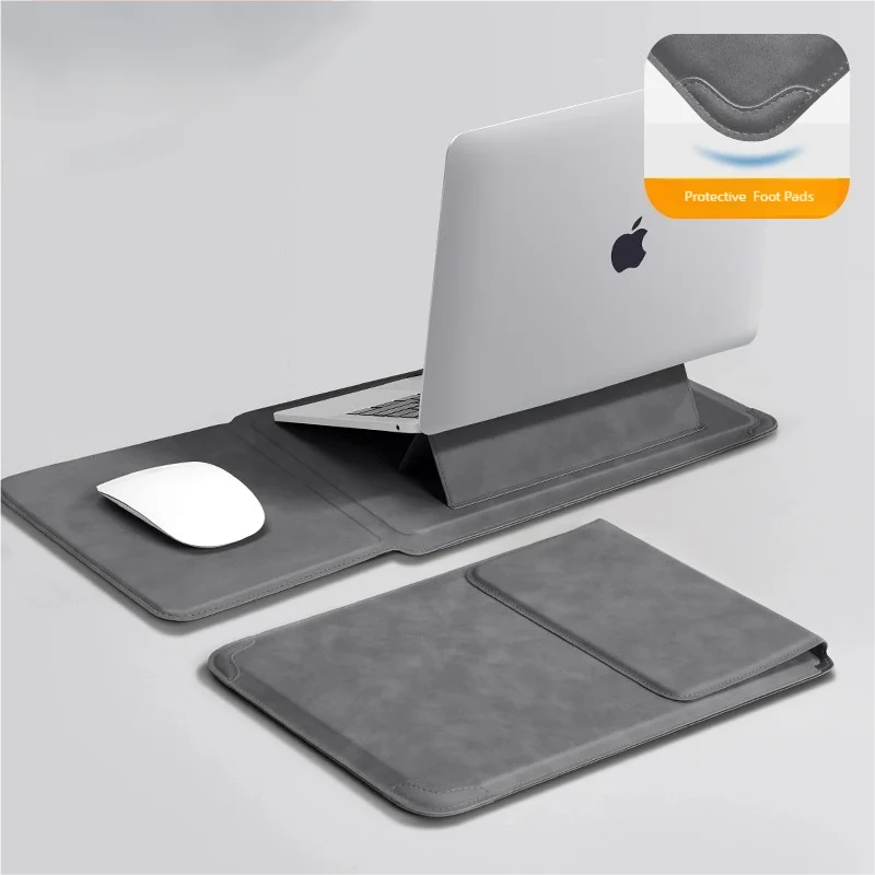 Multifunktionale Laptop-Hülle mit integriertem Ständer & Mauspad
